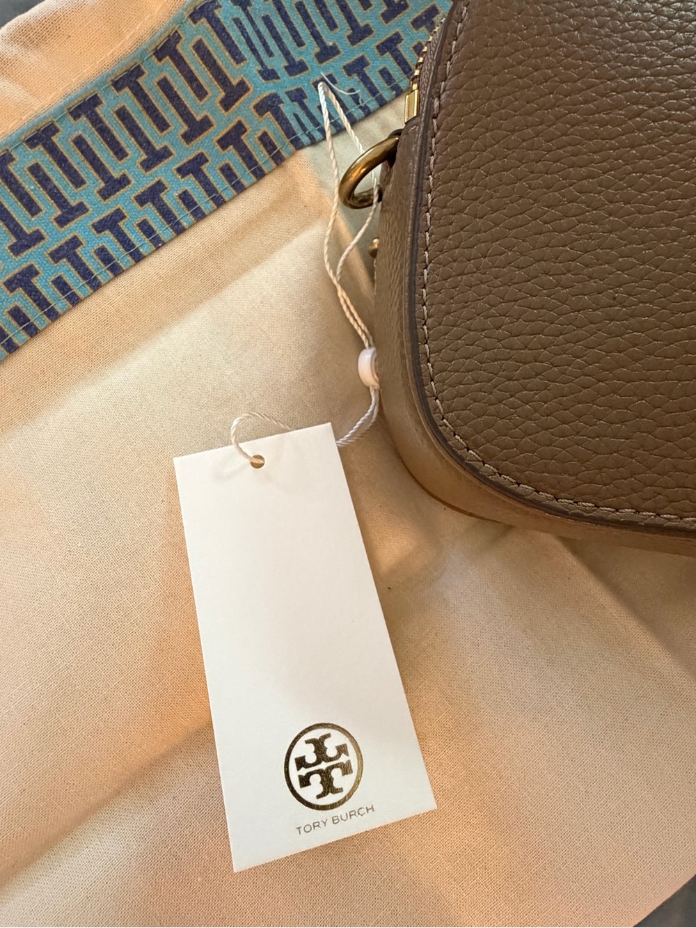 Tory Burch Miller Crossbody Bag Leather Logo - Picture 4 of 10